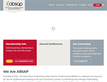 Tablet Screenshot of absap.org